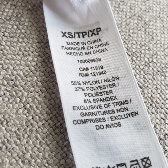 Electric blue/black Dynamite keyhole top XS - Picture 6 of 8